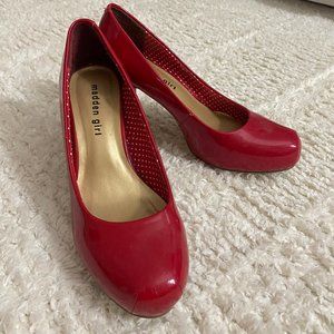 Madden Girl Red Pumps Size 7.5